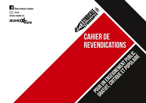 Cahier de revendications de l’Union syndicale étudiante