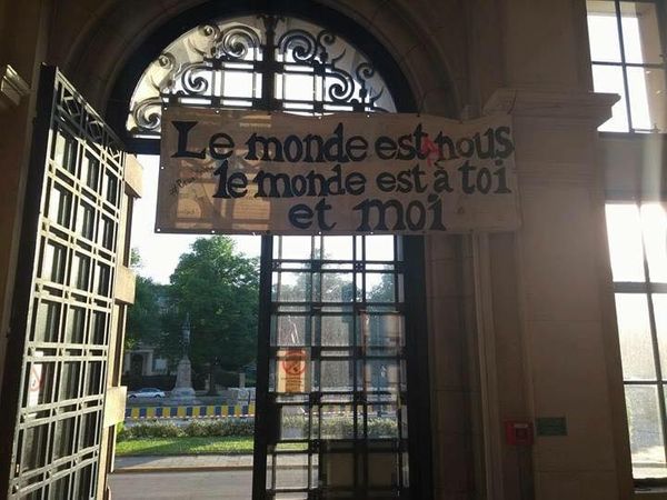 Le Grand Hall de l'ULB décrété Zone A Démarbrer